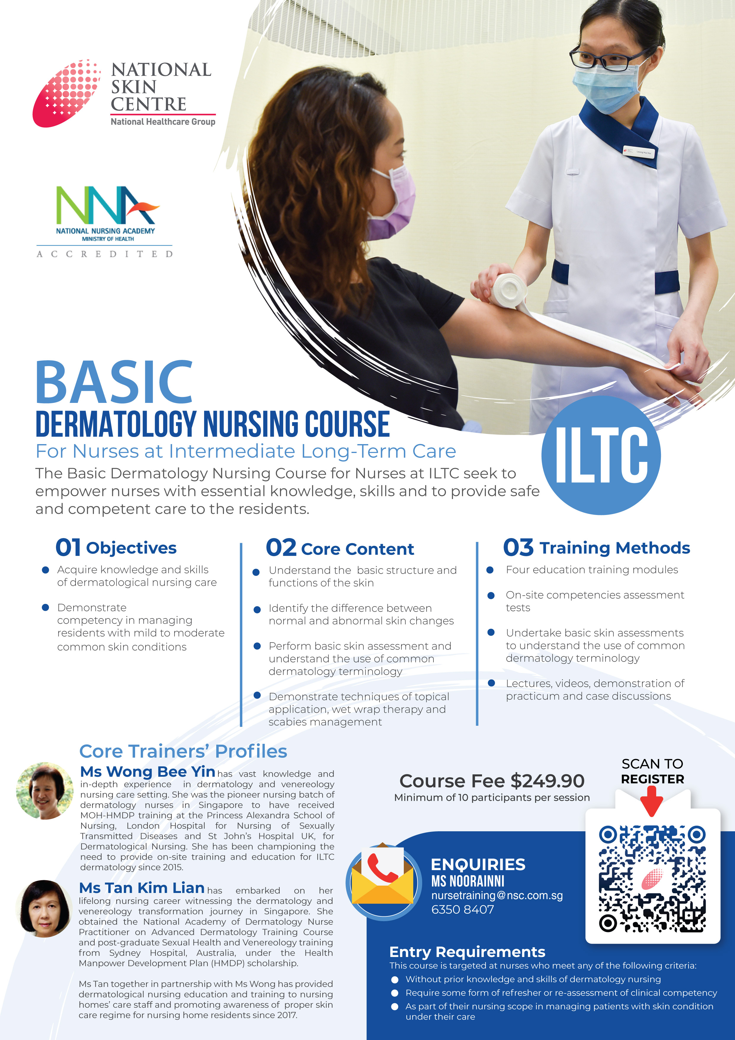 Basic Dermatology Nursing Course For Nurses at Intermediate Long-Term Care